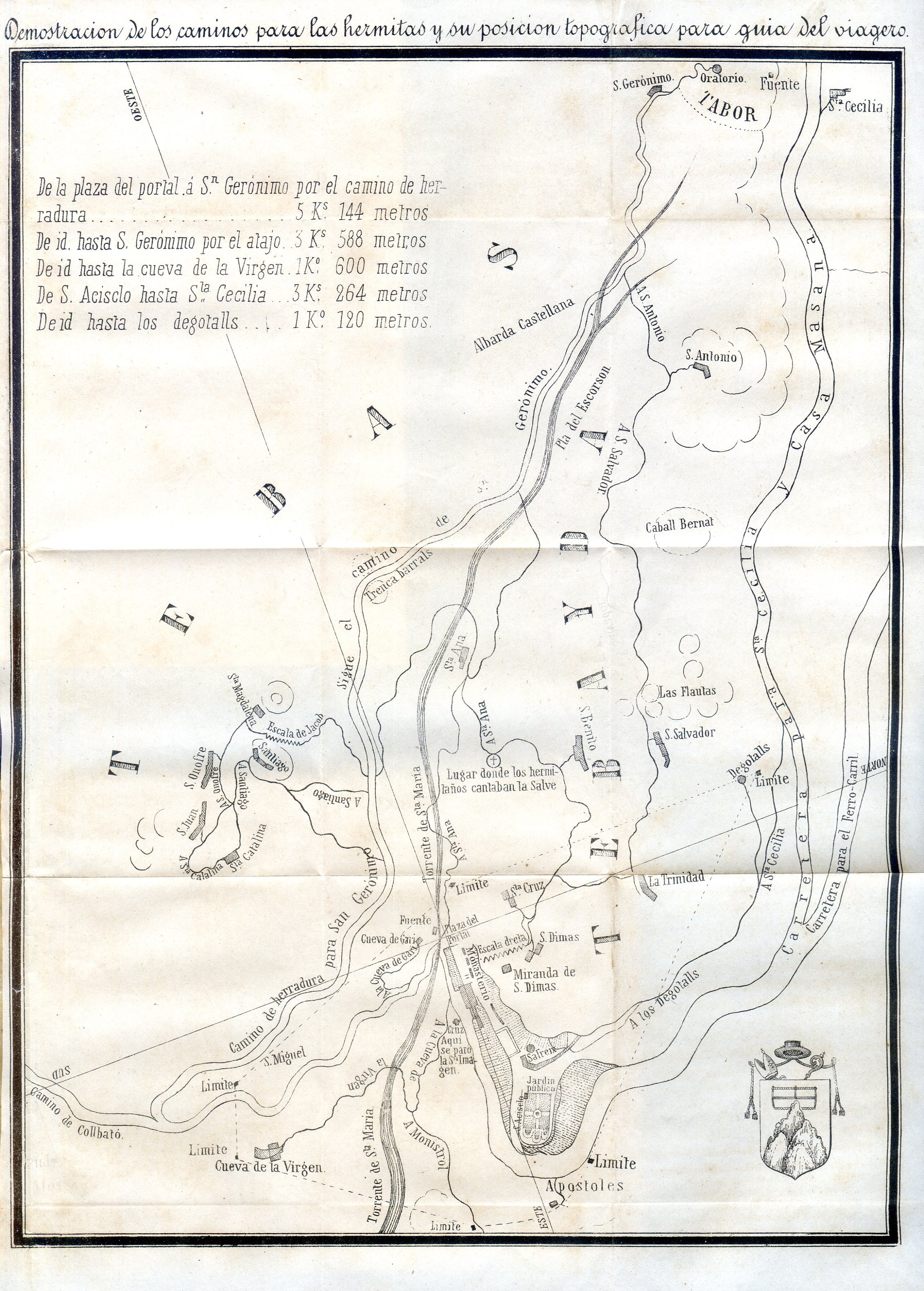 amigo del viajero en Montserrat, El : obrita que el santuario ofrece a los que visitan la santa imagen, para qu sin necesidad de consultar a nadie pueda saber cuanto les interese - Miniatura 11
